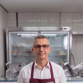 Sérgio, professor das aulas de Salsicharia e Frios da Academia de Perecíveis